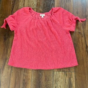 Style & Co size PL. coral pink color blouse. Excellent condition!